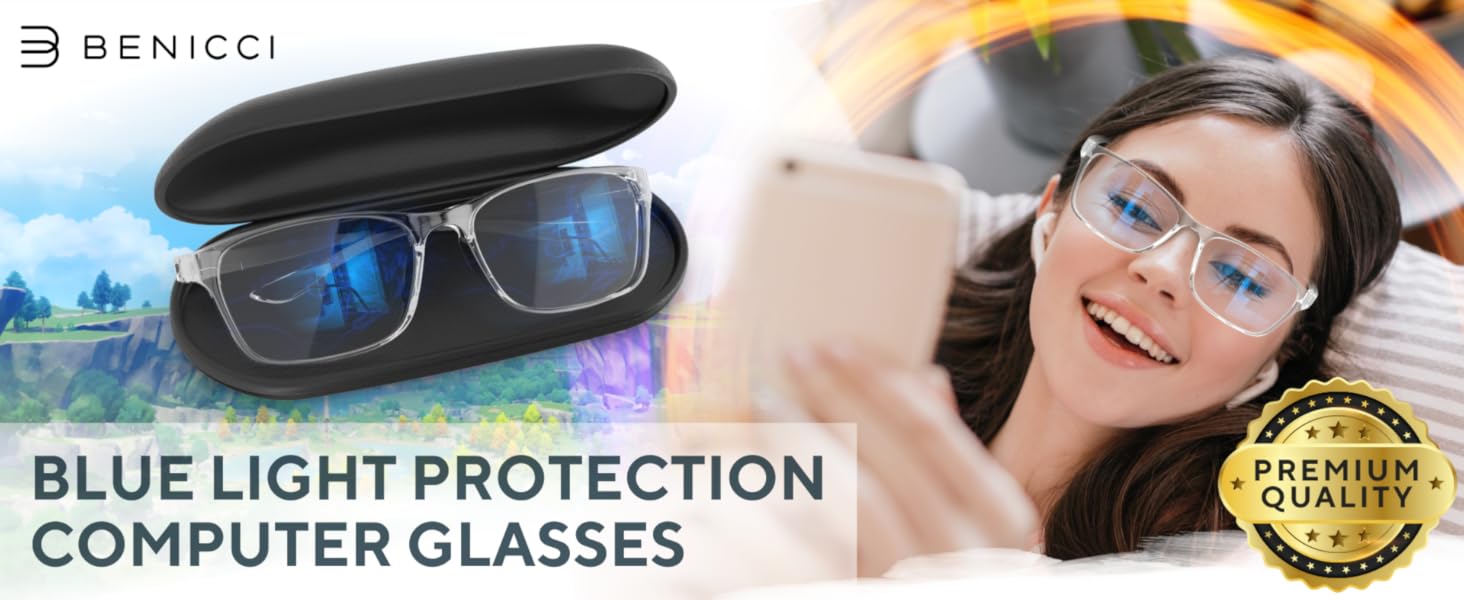Blue Light Protection Computer Glasses - Premium Quality