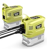 Power Inverter Compatible with Ryobi 18V Battery,2PCS Ecarke 200W Portable Power Supply Inverter,...