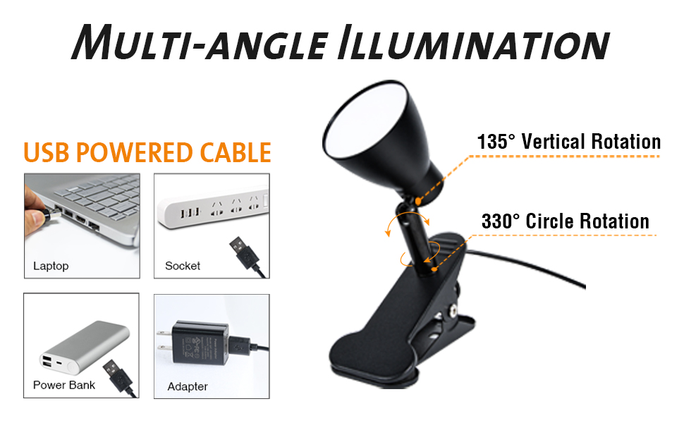 clip on light