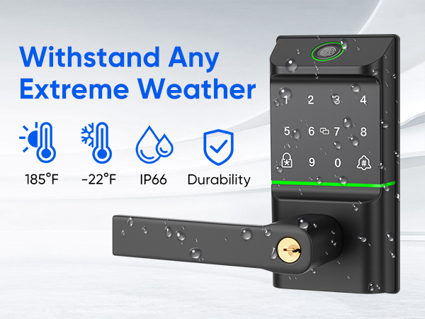 Keypad Smart Door Lock with Handle
