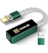 Headphone Amplifier,USB C to 3.5mm Amp Headphone Adapter Portable Amplifier, Male to Female 3.5mm...