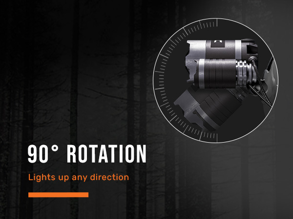 90 degree rotational beam