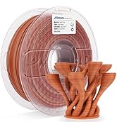 AMOLEN Grain Wood PLA Filament 1.75mm, 3D Printer Wood Filament Add More Than 30% Real Wood Fiber...