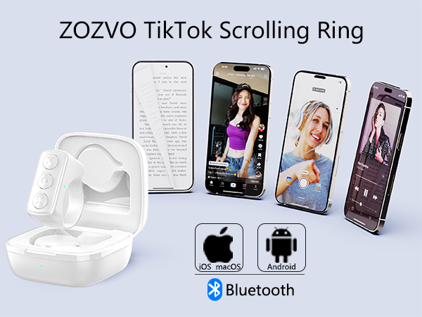 ZOZVO Tiktok Scrolling Ring