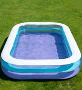 Kids Splash Pool Inflatable, Backyard &amp; Outdoor Pool for Children, BPA-Free PVC, ASTM Certified, ...