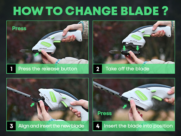 Handheld Hedge Trimme Blade Replacement and Installation Guide