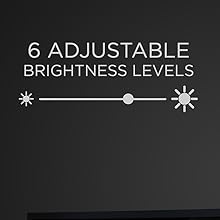 6 brightness levels