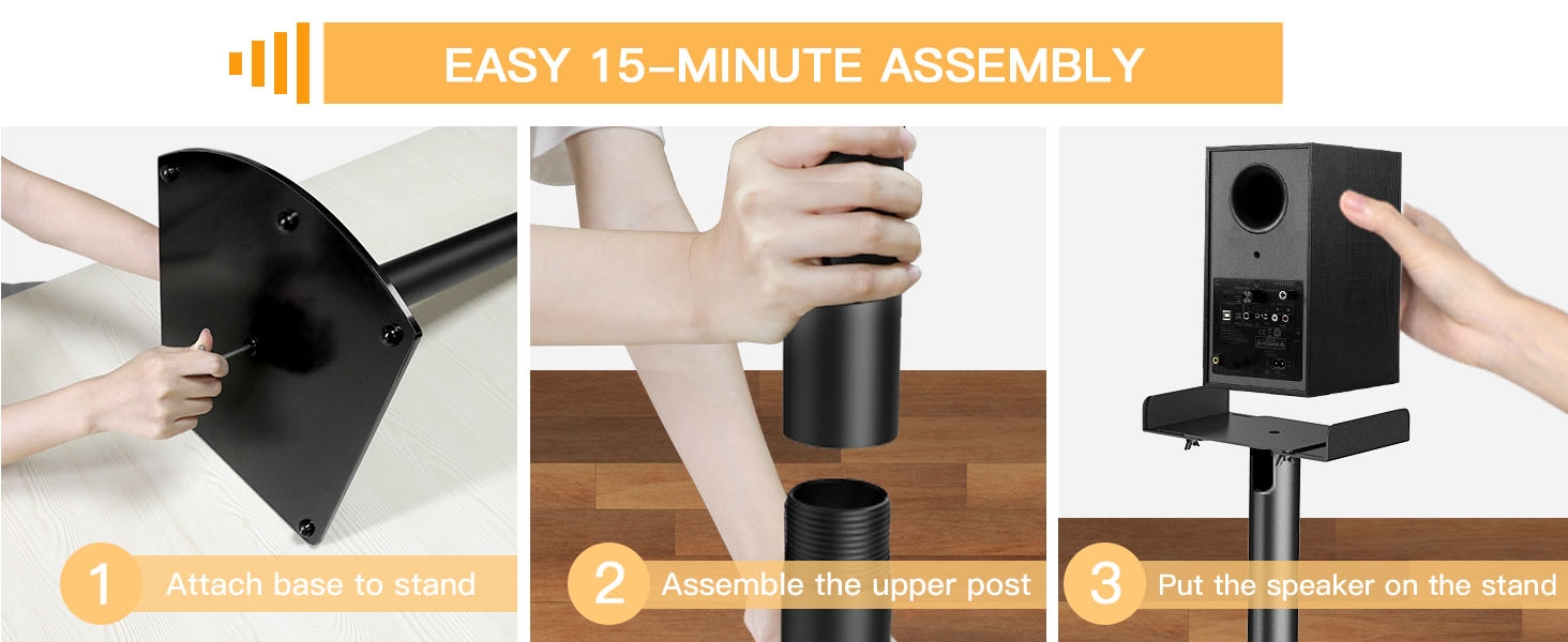 bookshelf speaker stand