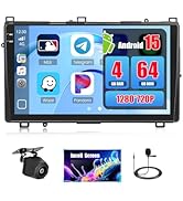 4+64GB Android 15 Car Radio for Toyota Corolla 2017 Wireless Carplay Android Auto, Realdio Car St...