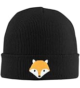 mutakin Dog Embroidery Beanie Hat Unisex Knit Cuffed Cap Women Men Gift