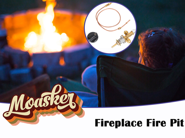Gas Fireplace Fire Pit Flame Failure Safety Control Valve Kit