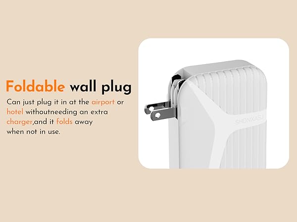 power bank built in wall plug