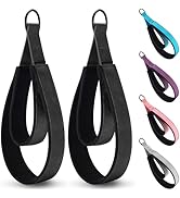 2PCS Comfortable Enhanced Thickness Pilates Double Loop Strap - D-Ring Strap for Home Gym &amp; Yoga ...