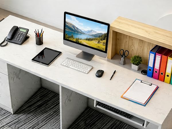 79&amp;#34; Reception Desk with Counter