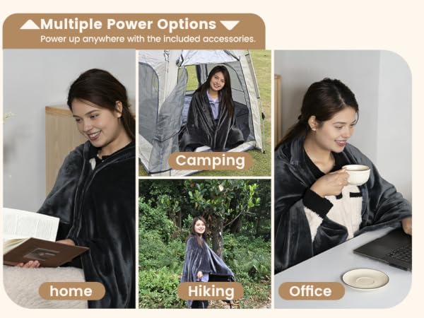 cordless heated throw blanket