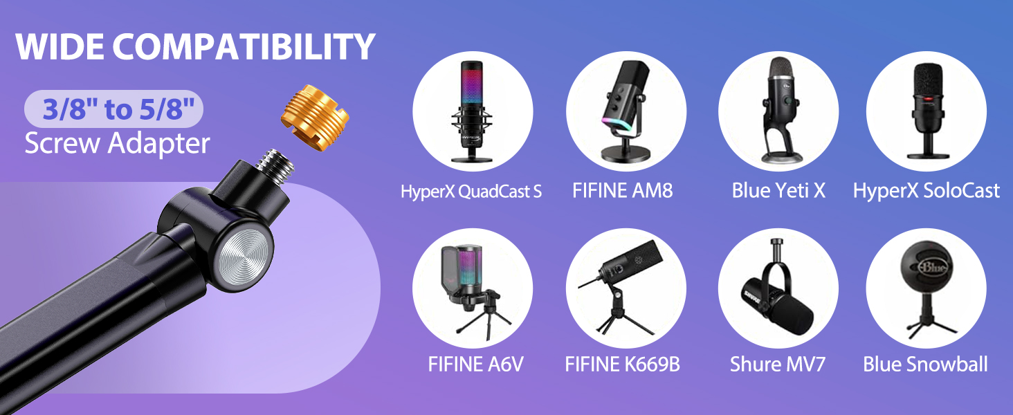 mic boom arm