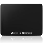 ATTACK SHARK CM05SE Tempered Glass Mouse Pad, 9H Hardness Anti-Scratch, Nano Etched Ultra-Smooth ...