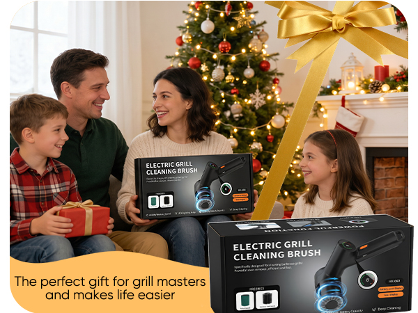 electric grill brush for outdoor grill