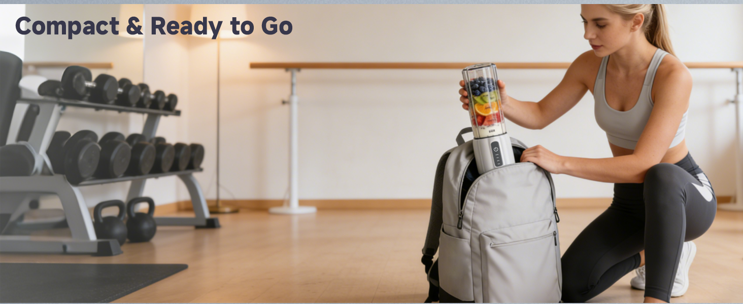 Companct portable blender