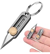 ITOKEY Small Pocket Knife, Keychain Knife for men, EDC Utility Knife, Cool Titanium Knifes, Perfe...