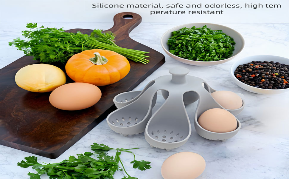 Silicone boiled eggs ...