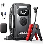 TREKURE 8-in-1 Jump Starter with Air Compressor 6000A 150PSI Portable Car Battery Jump Starter (A...