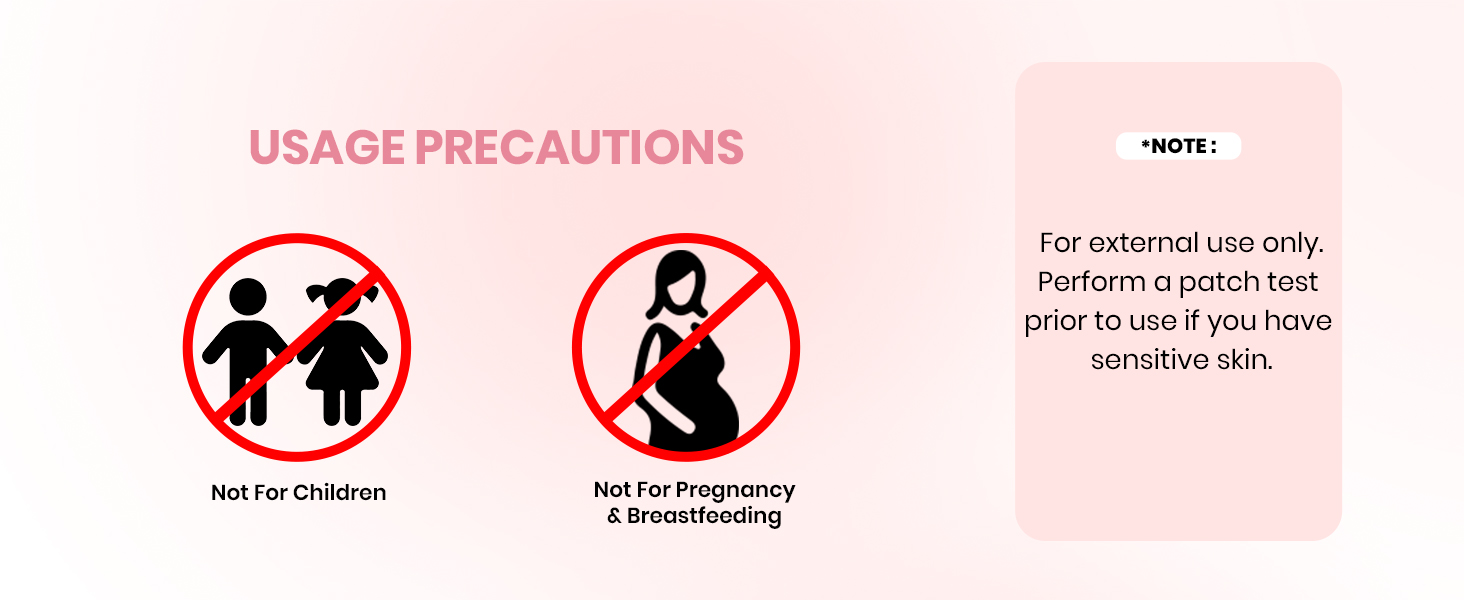 USAGE PRECAUTIONS