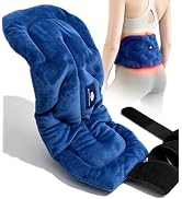 UNCN Microwave Moist Heating Pad for Back Pain Relief, Sciatica Recovery, Portable Neck &amp; Shoulde...