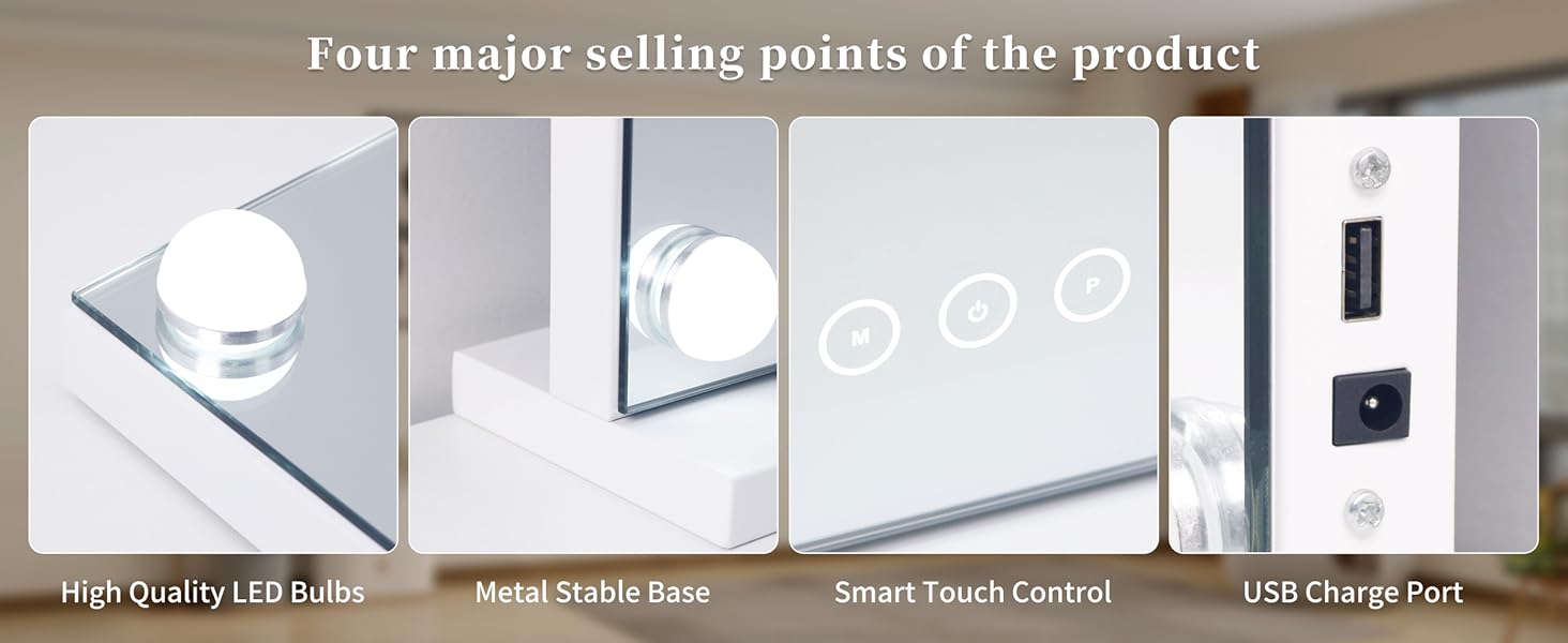 vanity mirror with lights