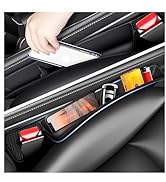 VKQTS 2PCS Car Seat Gap Filler Organizer with Charging Port,Upgrade Cars Gap Filler with Larger S...