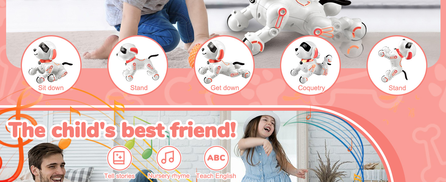 robot dog toys for kids 5-7