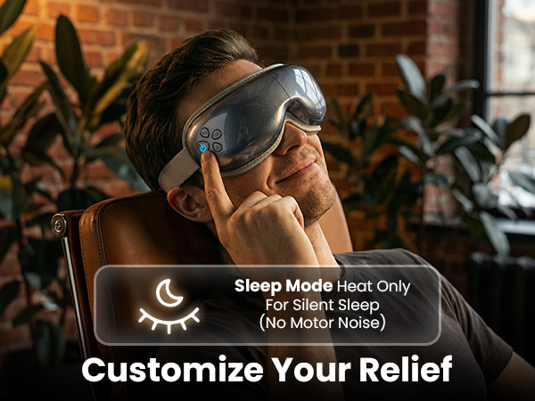 Eye Massager with Heat and Cooling migraine massager migraine relief products headache relief