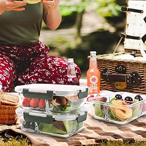 glass meal prep containers