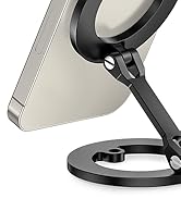 Itramax Dual Magnetic Ring Phone Stand for iPhone 16,Aluminium Phone Holder,Magnetic Phone Stand ...