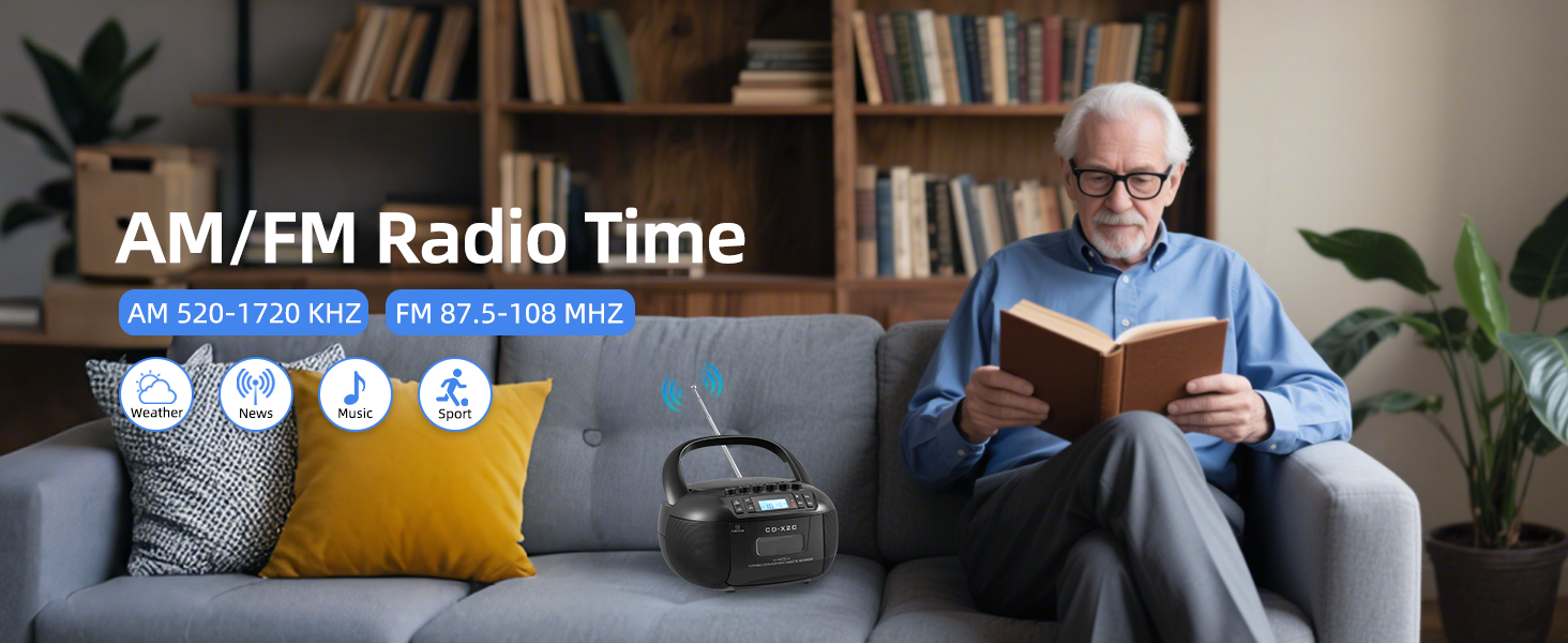 CD and Cassette Player