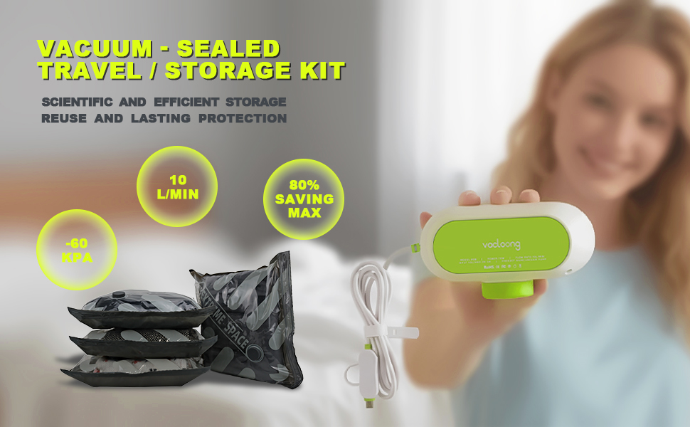 Travel Vacuum Storage Kit