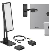 FUSE MRK1 Portable Webcam Light Kit | Magnetic Edge-Lit Adjustable Color for Video Conferencing, ...