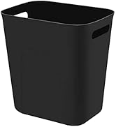 UUJOLY Plastic Small Trash Can Wastebasket, Garbage Container Basket for Bathrooms, Laundry Room,...