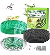 20 Pack Mosquito Repellent Coils Sticks, Natural Citronella Mosquito Coils Outdoor Indoor - 7 Hou...