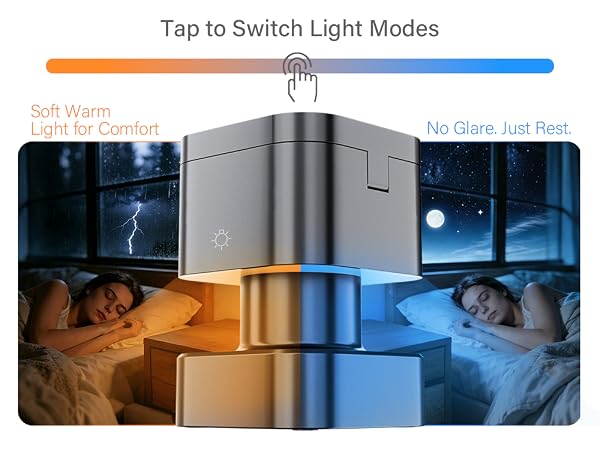 4 in 1 Wireless Charging Station There are two lighting effects