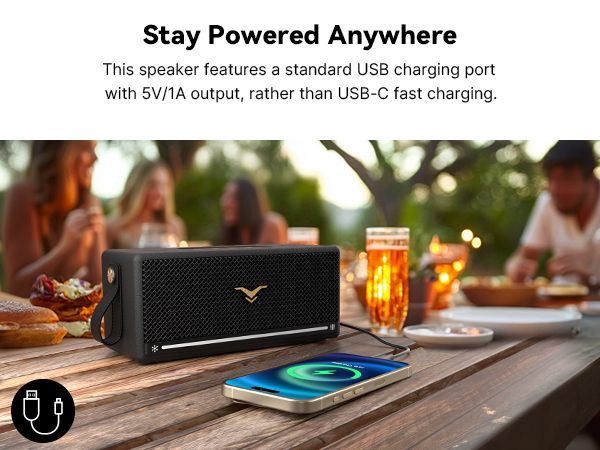 Speakers Support USB Charge Out