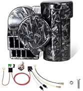 BANHAO Vehicle Air+Horn 12v Universal Electric Air Horn,150 dB Loud Horns For Motorcycle,Car,Truc...