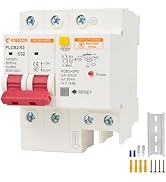 PJERJZN 2-Pole Ground Fault Circuit Breaker 120/240VAC with Surge Protection