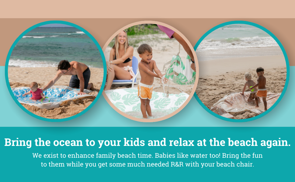 Bring the ocean to your kids and relax at the beach again.