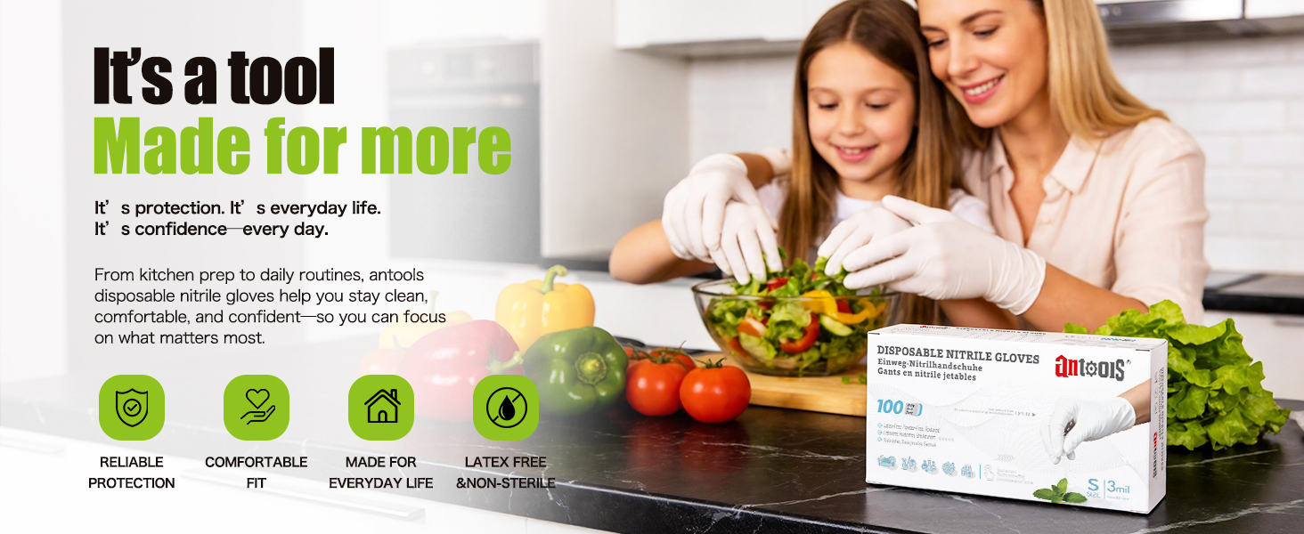 Food Safe Disposable Nitrile Gloves