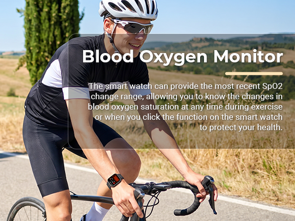 Smart watch blood oxygen monitoring function