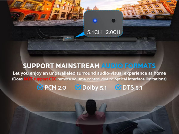  Professional ARC to Optical Audio Adapter