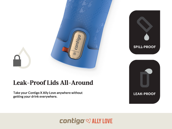 leakproof spillproof contigo ally love carry safe travel autoseal clean blue water bottle mug best