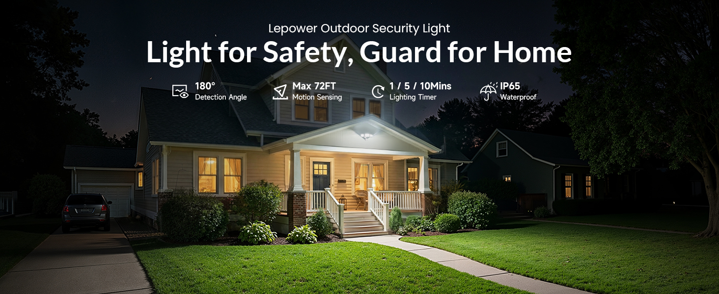 motion sensor outdoor lights