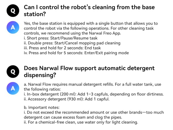 Can I control the robot&amp;#39;s cleaning from the base station?